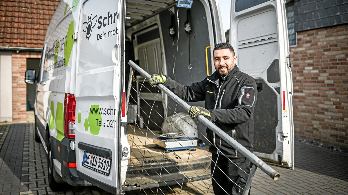 Die NRZ Wesel begleitet uns!