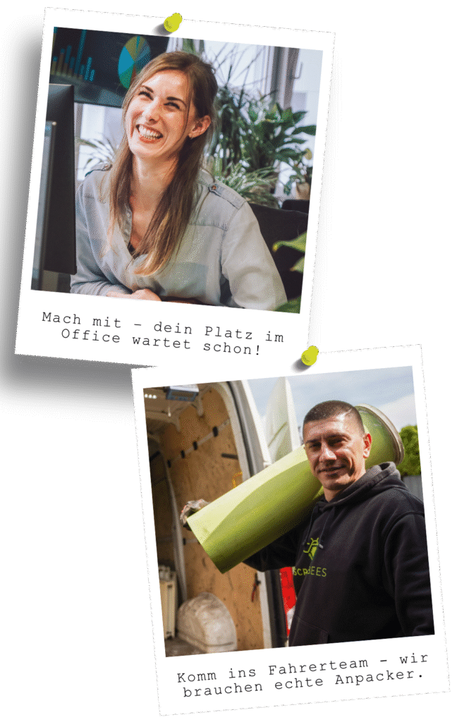 Karriere bei ScrapBees: Werde Teil unseres Teams – ob im Office oder unterwegs als Fahrer für Metallentsorgung.