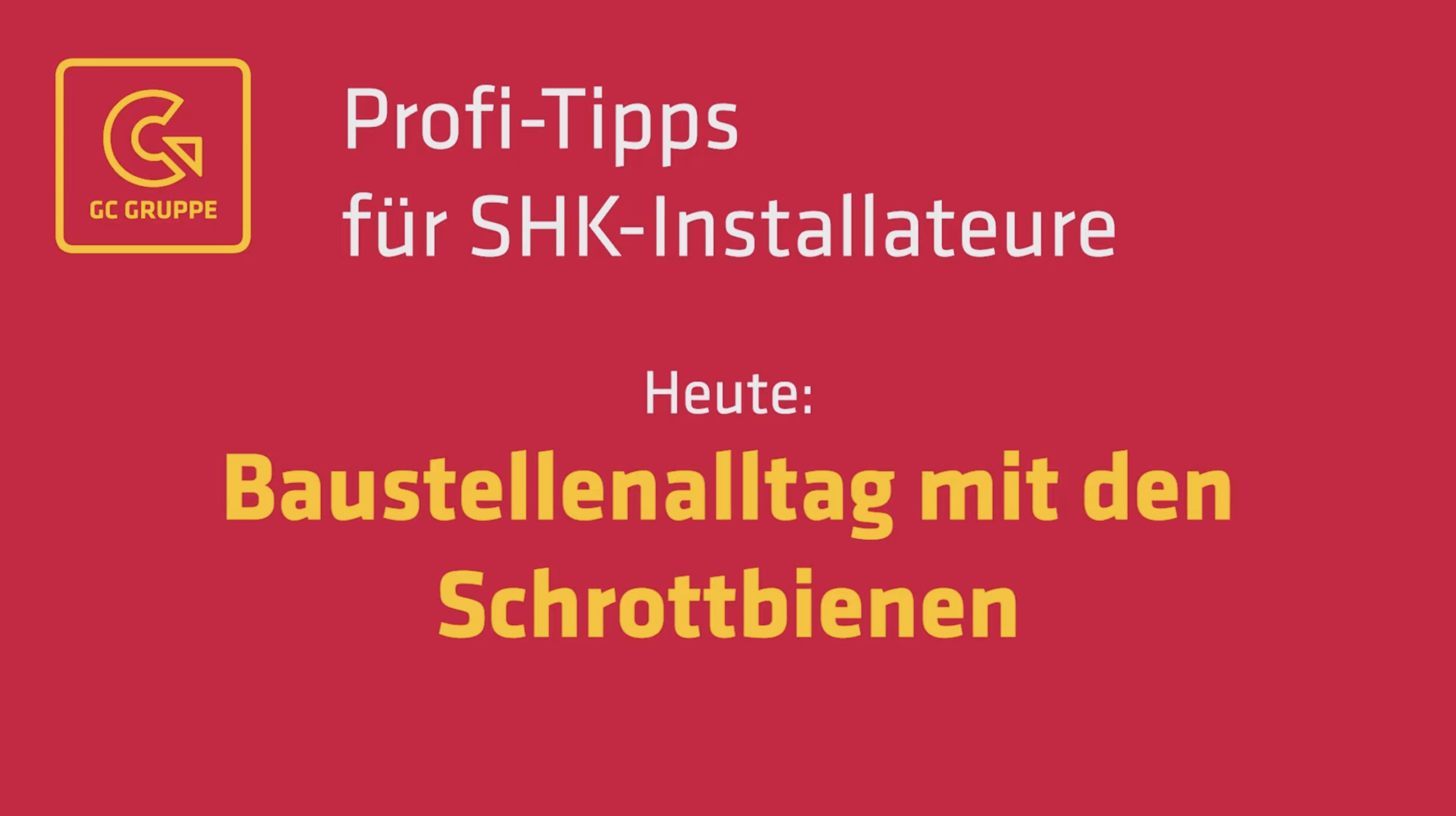 GC-Meistertipp: SchrottBienen als Entlastung auf der Baustelle